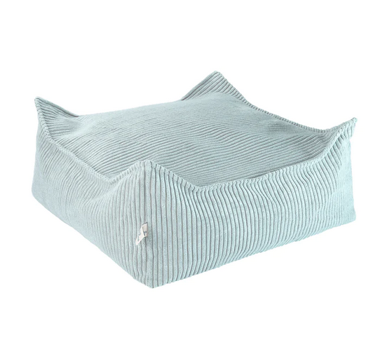 Peppermint Green Square Ottoman