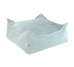Peppermint Green Square Ottoman