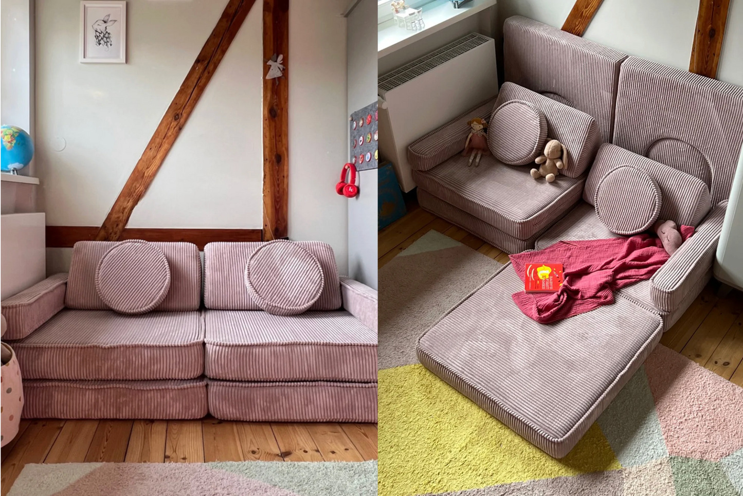 Play Sofa Original 160cm Corduroy | Candy