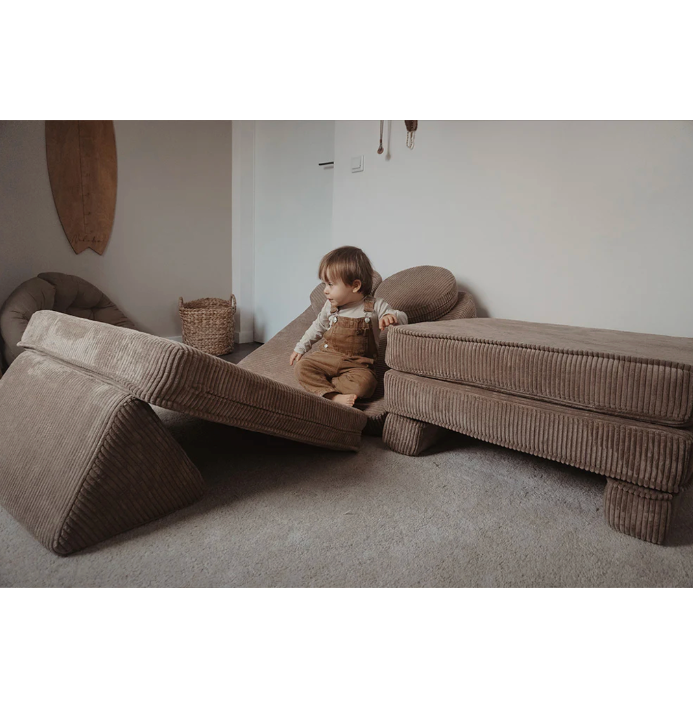 Play Sofa Original 160cm Corduroy | Chocolate