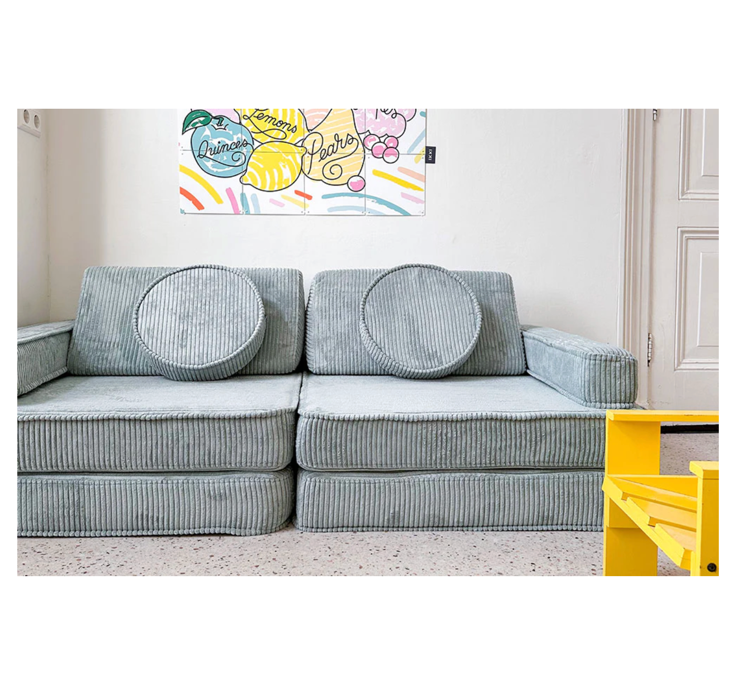 Play Sofa Original 160cm Corduroy | Peppermint