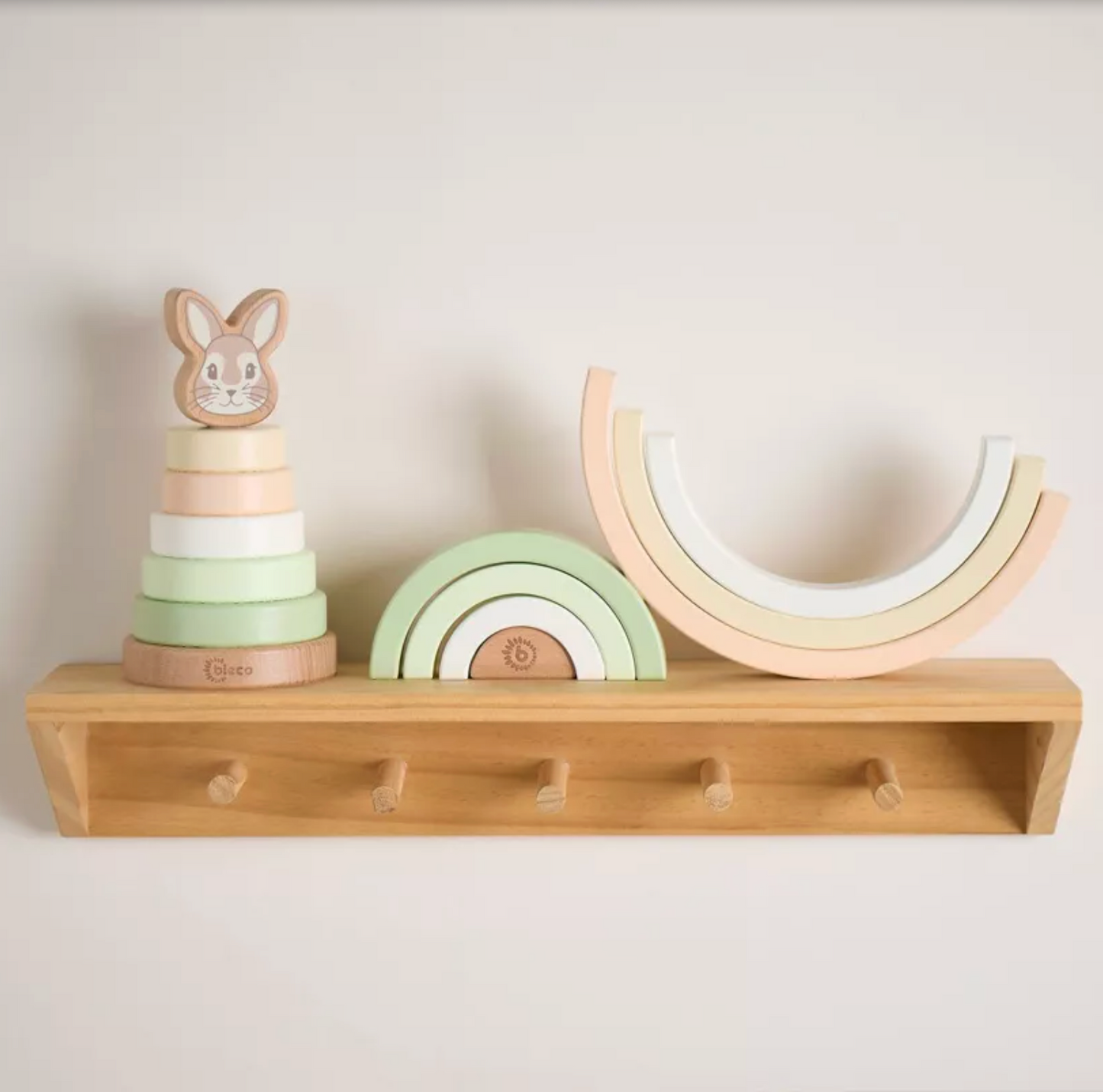 Ξύλινο Ουράνιο Τόξο "Rabbit"