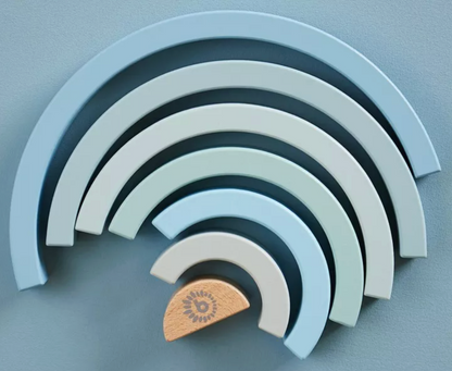 Ξύλινο Ουράνιο Τόξο "Blue"