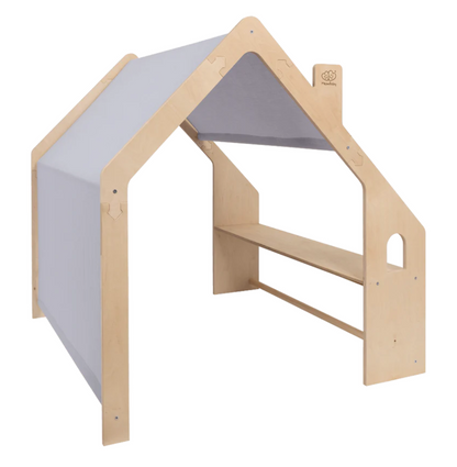 Wooden Playhouse with Tent