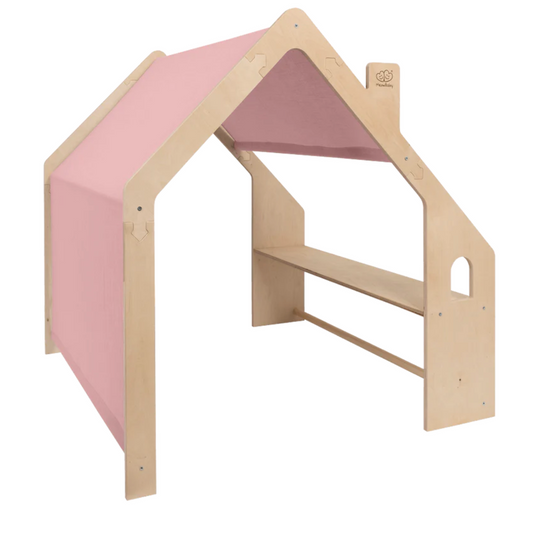 Wooden Playhouse with Tent