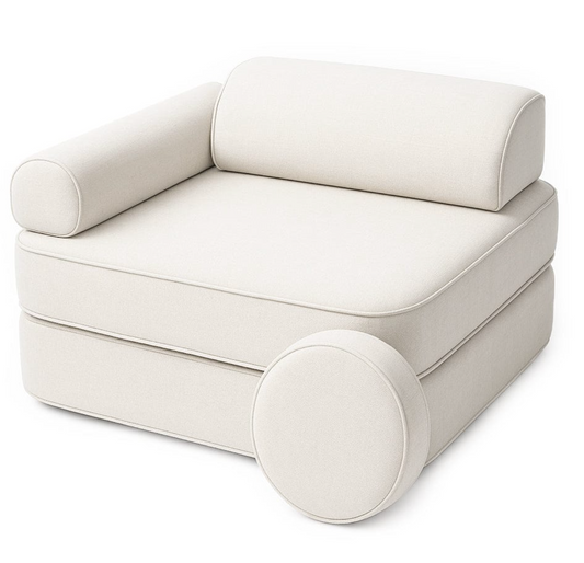 Παιδικός Καναπές Mellow | Cotton Cloud White