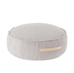 Pouffe Round Grey
