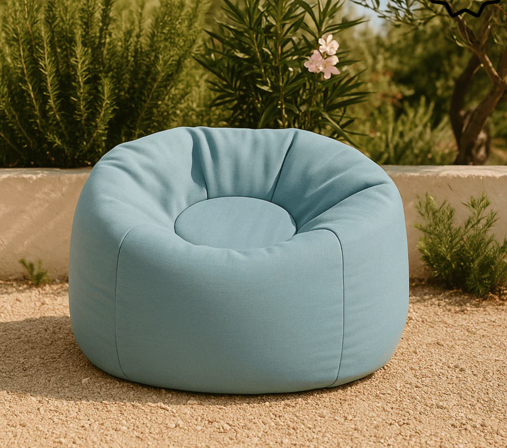 Outzy Floreo Bean Bag - Cloudberry