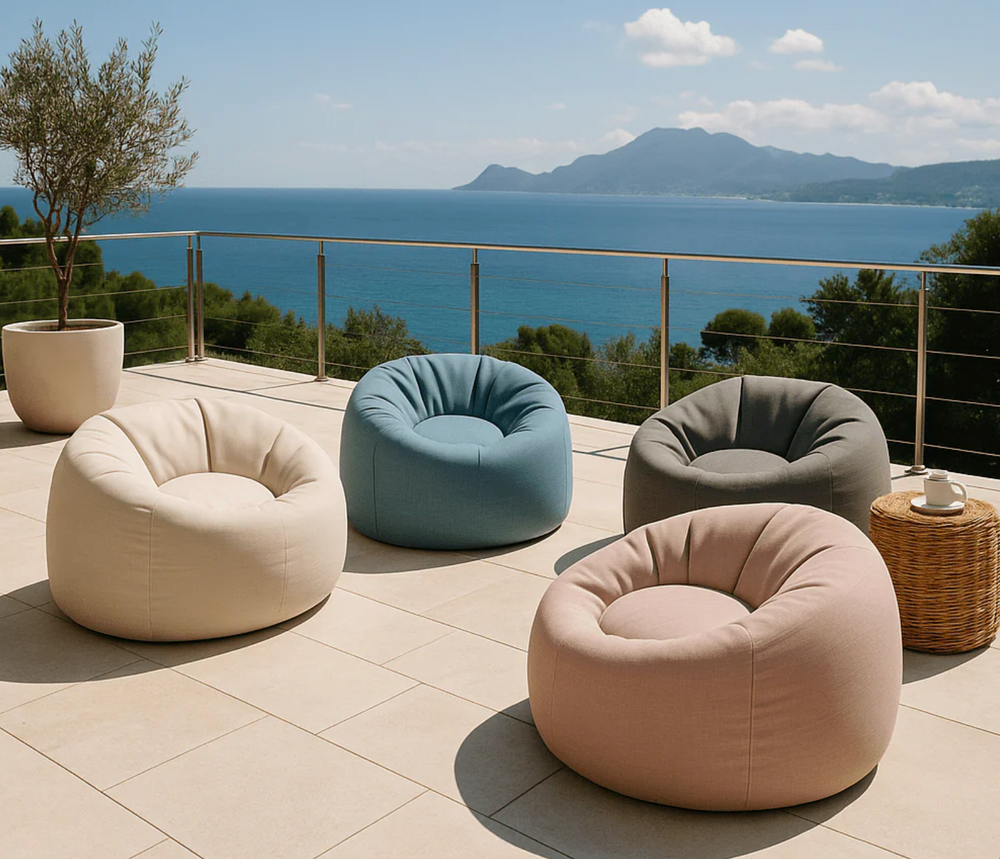 Outzy Floreo Bean Bag - Fog