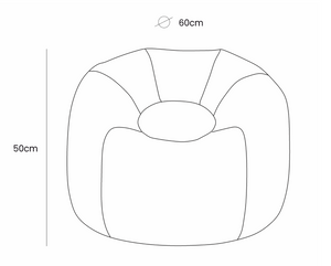 Outzy Floreo Bean Bag - Fog