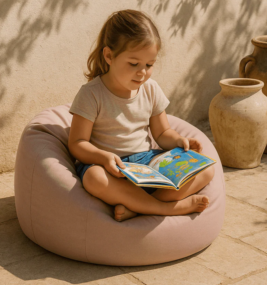 Outzy Floreo Bean Bag - Rosy