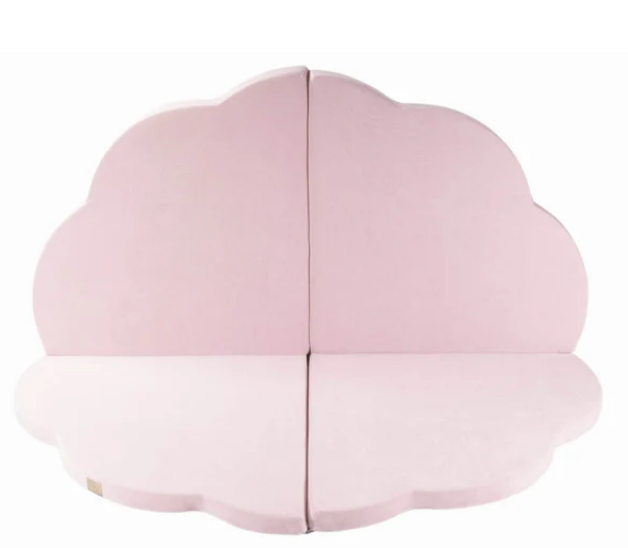 Cloud Foldable Play Mat Pink