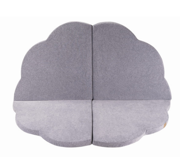 Cloud Foldable Play Mat Light Grey
