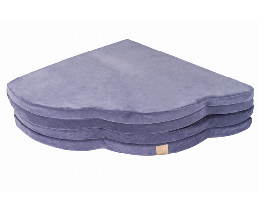 Cloud Foldable Play Mat Blue Grey