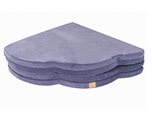 Cloud Foldable Play Mat Blue Grey
