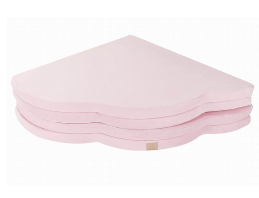 Cloud Foldable Play Mat Velvet | Pink
