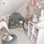 Cloud Foldable Play Mat Light Grey