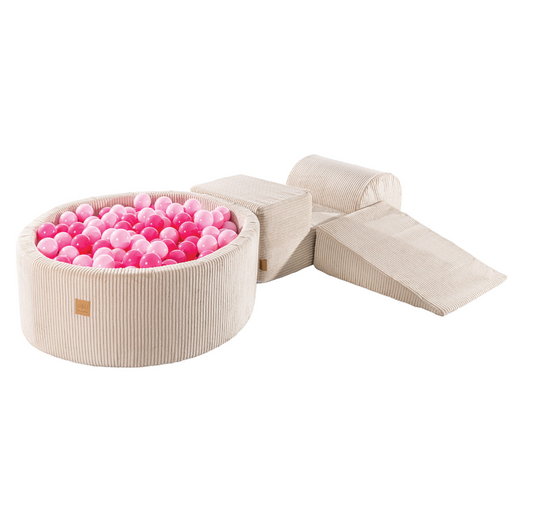 Playground Aesthetic με Μπαλοπισίνα Large Ecru | Pink
