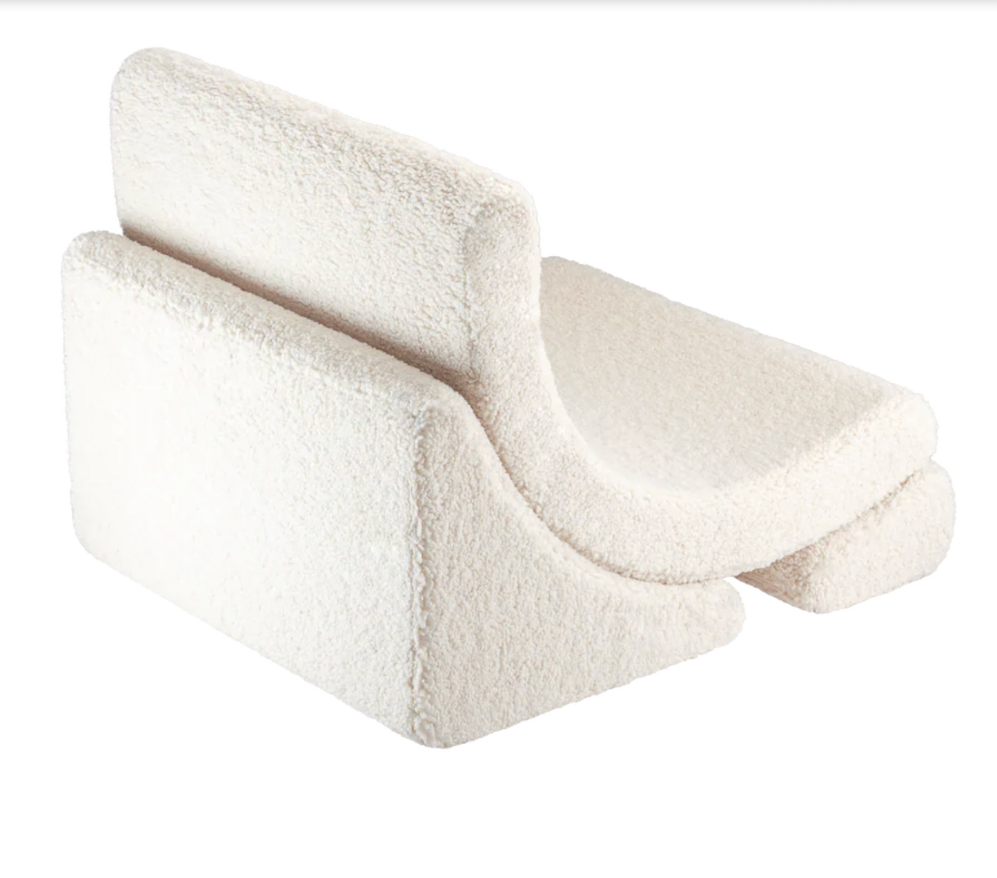 Cream White Moon Chair