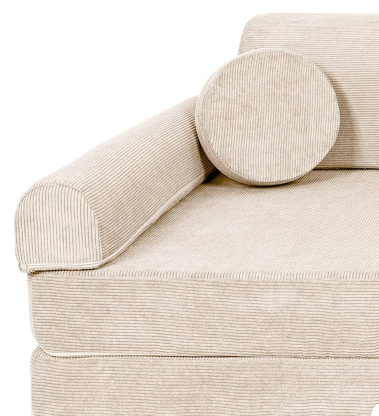 Παιδικός Καναπές Slimcord Premium 160cm| Ecru