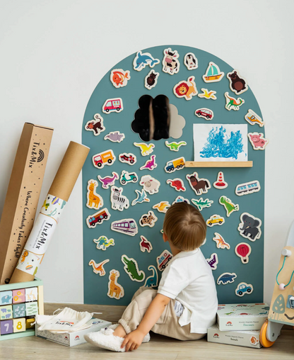 Μαγνητικός Πίνακας - Cyan Wave