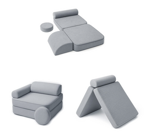 Παιδικός Καναπές Mellow | Set White Frosty Mist