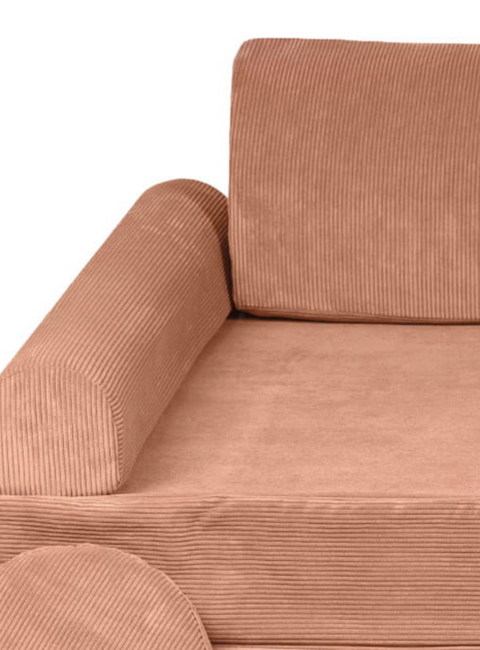 Παιδικός Καναπές Slimcord Premium 160cm | Brick