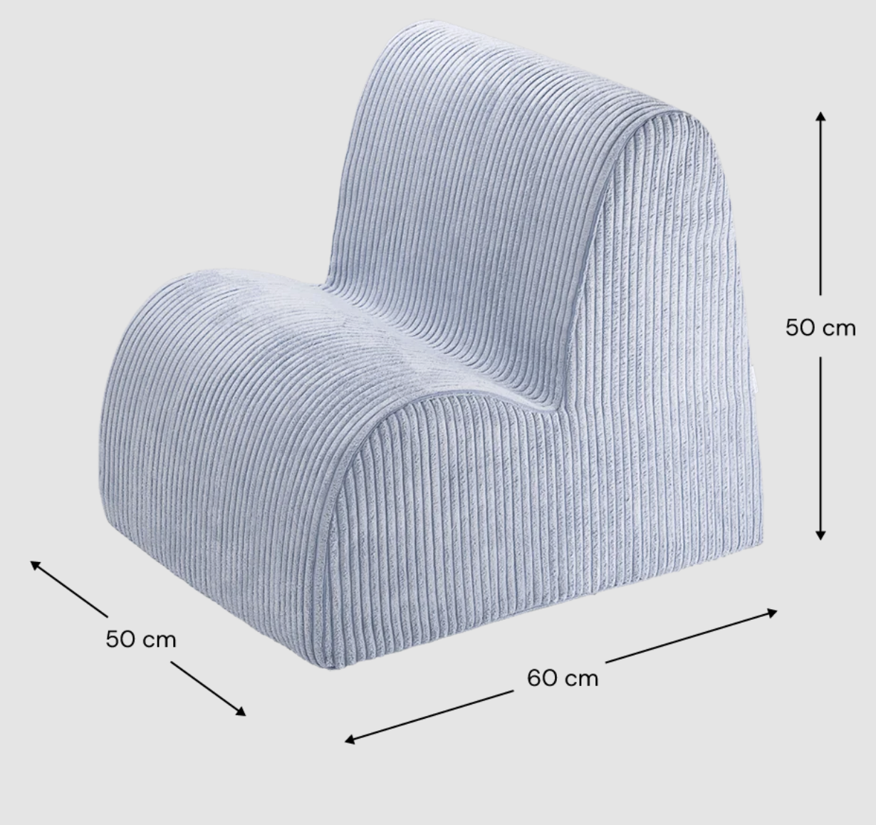 Blueberry Blue Cloud Chair