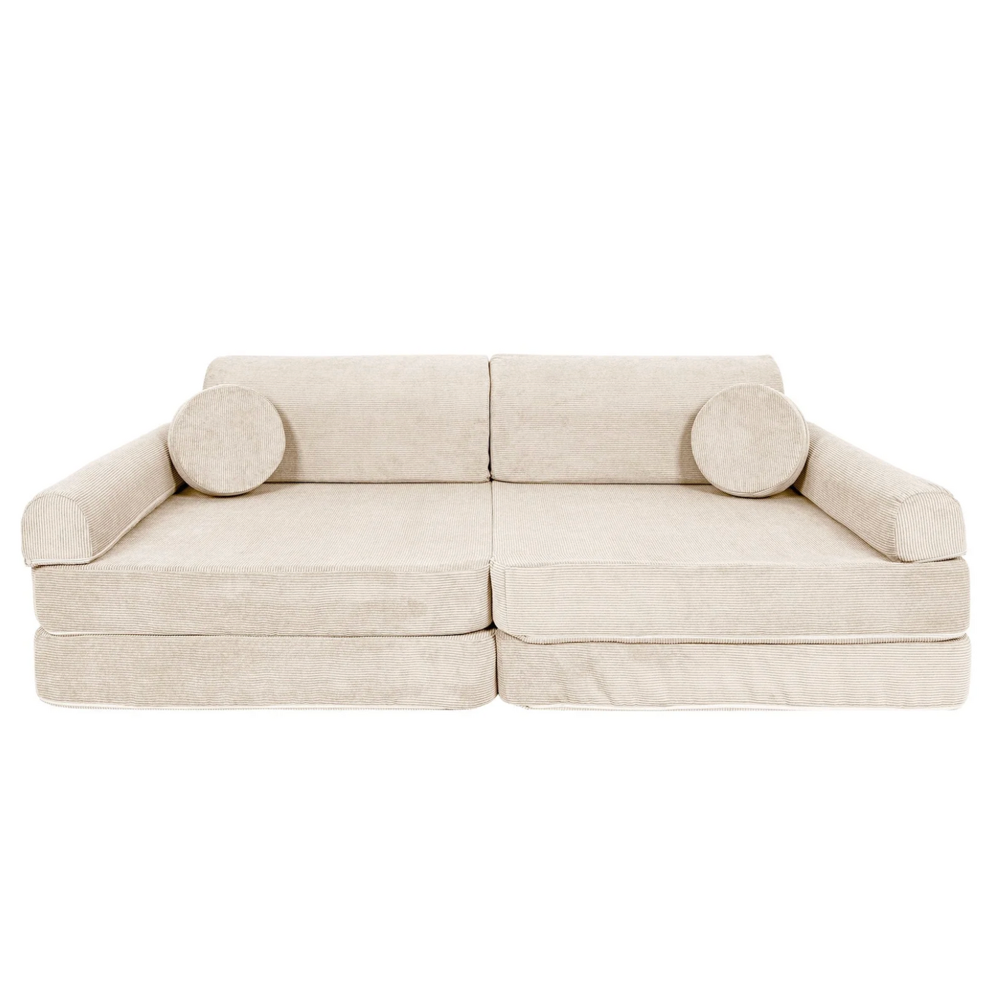 Παιδικός Καναπές Slimcord Premium 160cm| Ecru