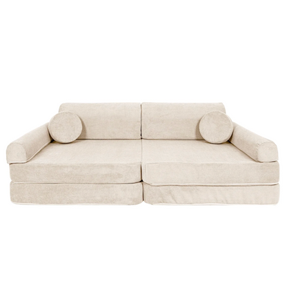 Παιδικός Καναπές Slimcord Premium 160cm| Ecru