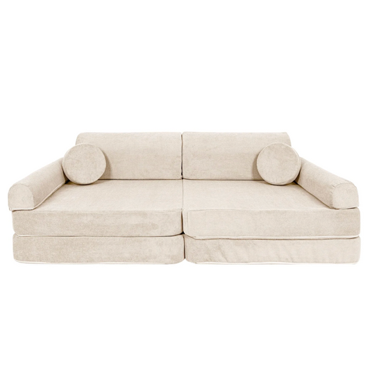 Παιδικός Καναπές Slimcord Premium 160cm| Ecru