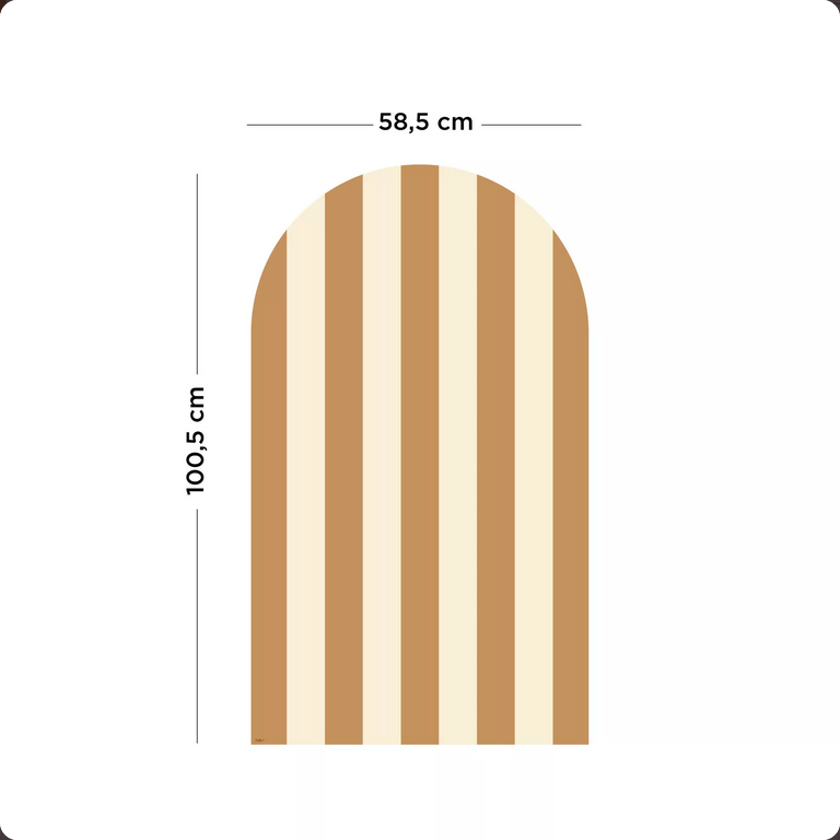Μαγνητικός Πίνακας Αψίδα Stripes Camel