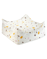 Terrazzo Marble Square Ottoman