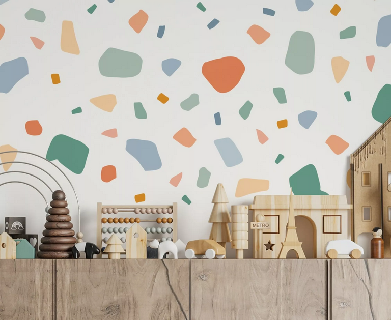 Stickers Terrazzo Pastel