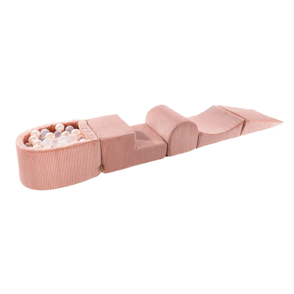 Playground Aesthetic με Μπαλοπισίνα Powder Pink | White