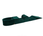 Playground Velvet με μπαλοπισίνα Dark Green | White