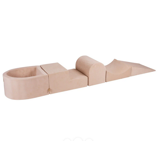 Playground Velvet με μπαλοπισίνα Ecru | White