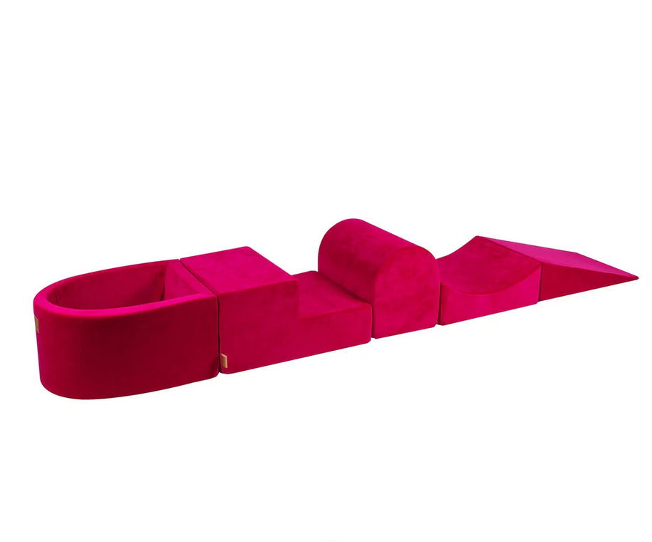Playground Velvet με Μπαλοπισίνα Magenta | Pink