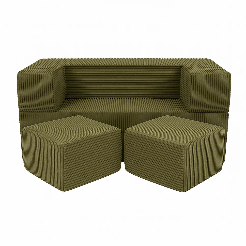 Παιδικός Καναπές CUBE Khaki