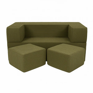 Παιδικός Καναπές Cube Aesthetic | Khaki