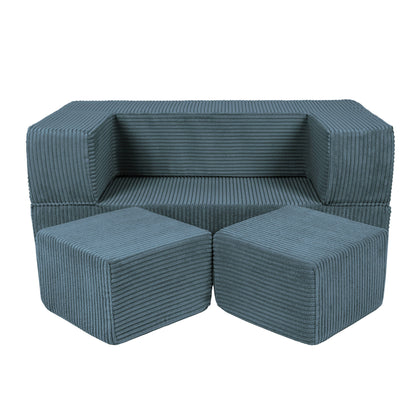 Παιδικός Καναπές Cube Aesthetic | Turquoise