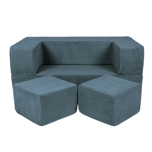 Παιδικός Καναπές Cube Aesthetic | Turquoise