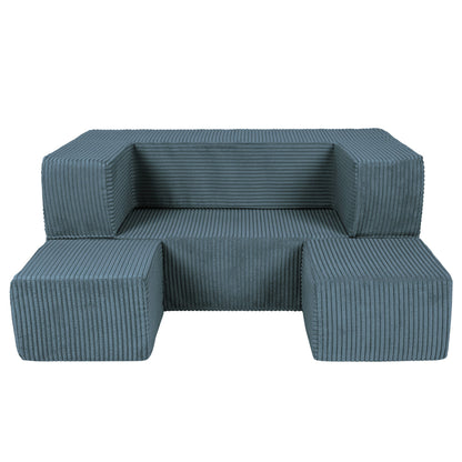 Παιδικός Καναπές Cube Aesthetic | Turquoise