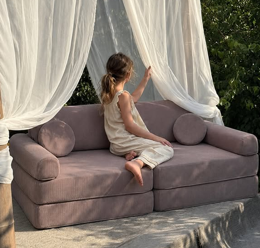 Παιδικός Καναπές Slimcord Plus 120cm | Taupe