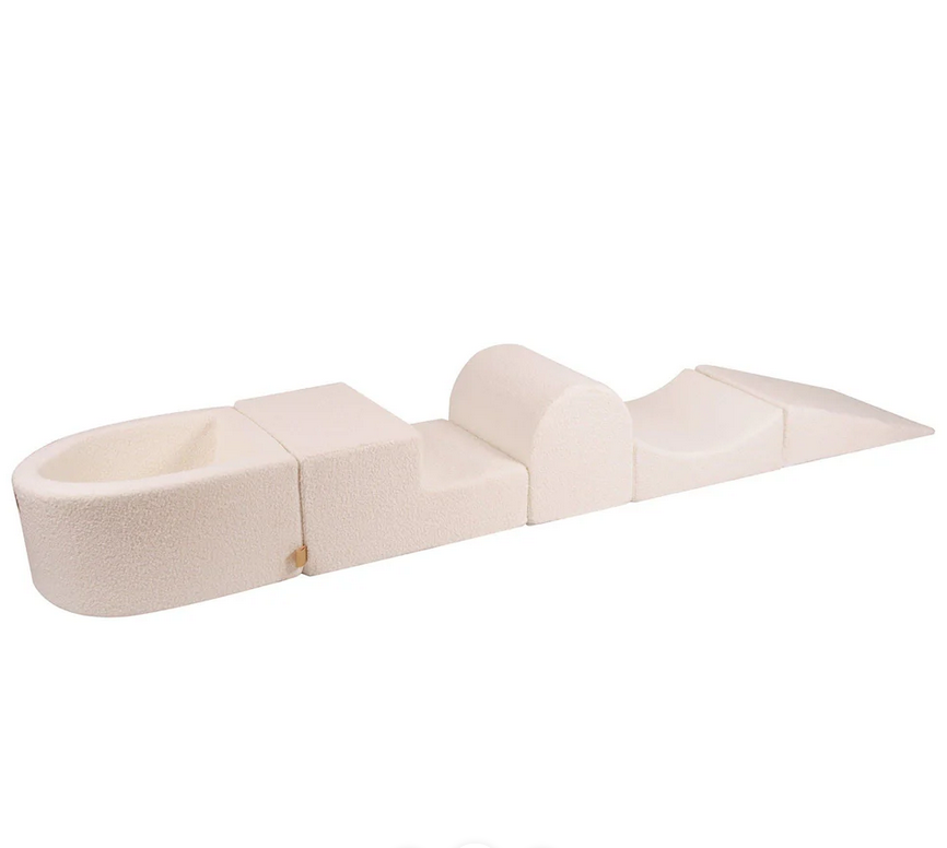 Playground Boucle με Μπαλοπισίνα White | Candy