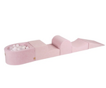 Playground Velvet με Μπαλοπισίνα Powder Pink | Pearl White