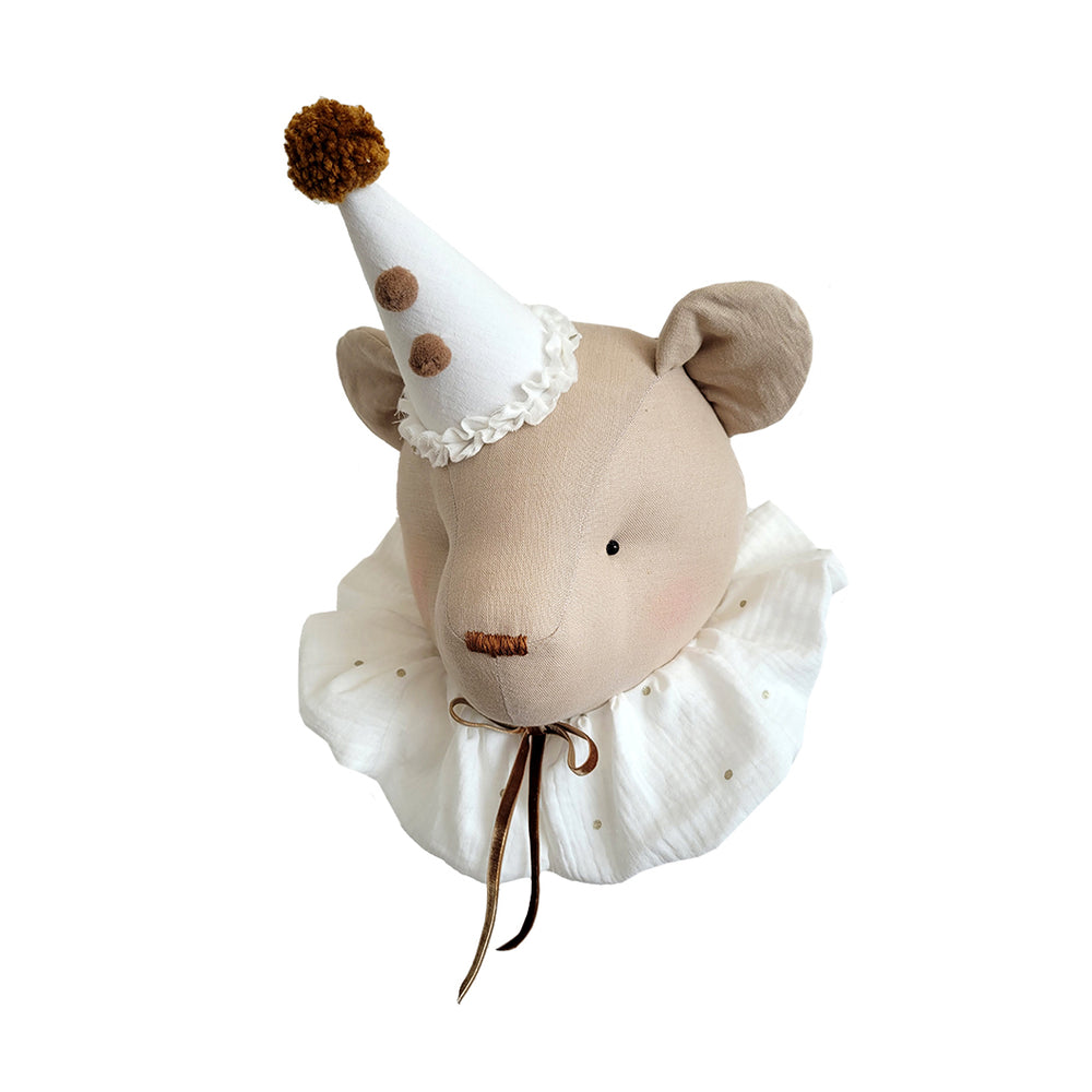 Bear Beige with Cream collar