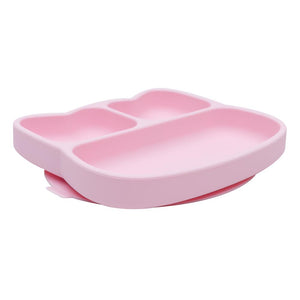 Cat Stickie Plate - powder pink