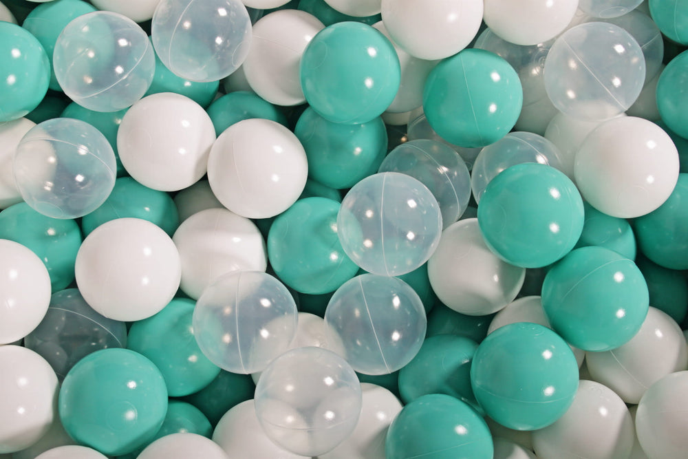 Grey Playground με Μπαλοπισίνα Mint/White