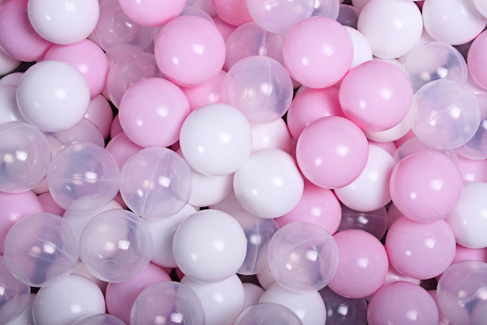 Powder Pink Playground με Μπαλοπισίνα Pink/White